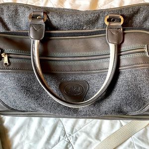 Verdi International Luggage Shoulder Bag Vintage Look